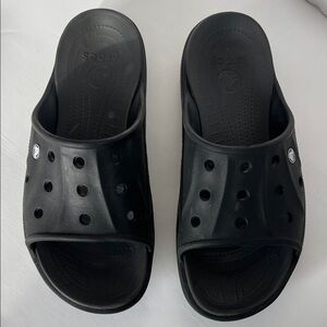 CROCS Black Slide Sandals